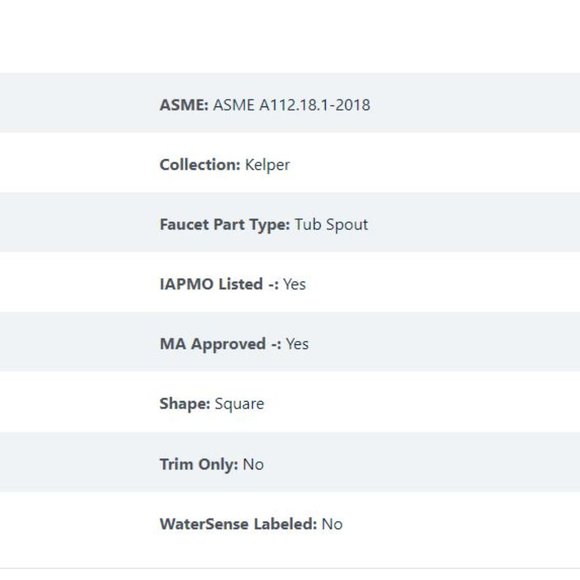 ProFlo PFTS39ZBN Non Diverter Tub Spout In Brushed Nickel, New - Picture 9 of 9